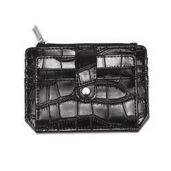 CUIKCA Classic Crocodile Pattern Card Holder Men Women Leather Credit Card Case ID Card Holder Wallet Purse Pouch