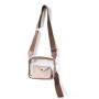 new design full transparent shoulder bag custom Ita bag clear PVC messenger bag for display pins