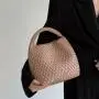 Hand-Woven Tote Women'S 2024 New Large Capacity Tote Vegetable Basket Bucket Bag Diagonal Span Bag