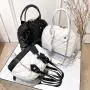 Tote shell bag 2024 ladies shoulder bags Korean embroidery female chain women's crossbody bag handbag
