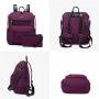 LOVEVOOK Factory Wholesale High Quality 2pc 14 in Casual Nylon Back Bags Women Fashion Cute Waterproof Backpack Purse for Girls