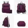 LOVEVOOK Factory Wholesale High Quality 2pc 14 in Casual Nylon Back Bags Women Fashion Cute Waterproof Backpack Purse for Girls