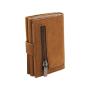 ultra-slim lightweight top grain leathers minimalist wallet quality good  aluminum cardholder