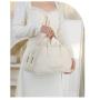 ZF175 New PU Cosmetic Bag Ladies Fashion Portable Travel Wash Handbag Waterproof Makeup Storage Bag Double Tier