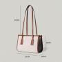 Women Canvas Tote Bag Large Capacity  Customized Leather Logo Fashion Shopping Bag Shoulder Bag