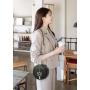ZR692 Women's Bags Cat New Fashion PU Leather Girl Lovely Small Round Bag Zipper Shoulder Crossbody Phone Bag Female Party