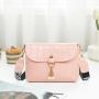 2024 Women's Printed Single Strap Small Fashion Messenger Bag Portable Fresh and Sweet Shoulder Bag