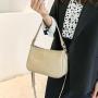 New style fashion leather shoulder bags ladies handbags purse black small crossbody bag for young lady