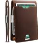 Wholesale custom carbon fiber money clip leather clip card holder wallet men money clip