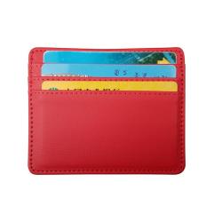 DC003 Hot Selling ID Credit Bank Card Holder Wallet Custom Logo Wholesale PU Leather Business Coin Purse Multi-card Space