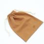 Customized Colorful Cotton Flannel Dust Pouch For Baby Clothes Drawstring Flannel Shoe Cosmetic Gift Packaging Bag