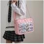 2022 New Design Fashion Women Crossbody Purse Transparent Clear PVC Customized PU Leather Ita Bags