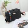 Printed womens Shoulder camera bag 2024 pu leather Ladies crossbody bag fashion small square bag