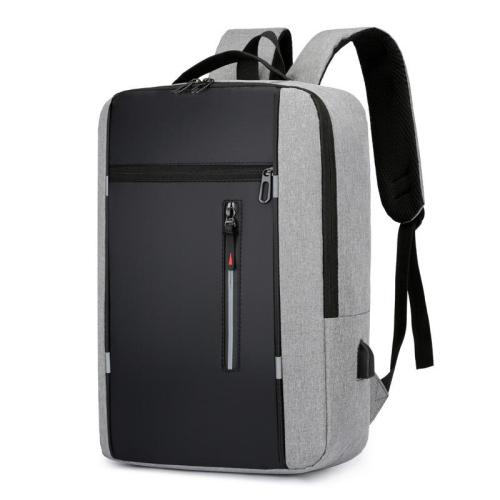 New minimalist USB charging male multifunctional student large capacity backpack
