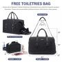 LOVEVOOK 2022 wholesale lightweight 2pc ladies stripe tote bags foldable gym overnight carry on duffel bags women travel bags