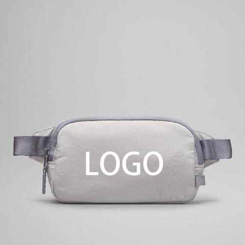 custom size trending designer grey sage easy carry fanny waist bag camping hiking everywhere belt bag for women man