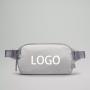 custom size trending designer grey sage easy carry fanny waist bag camping hiking everywhere belt bag for women man