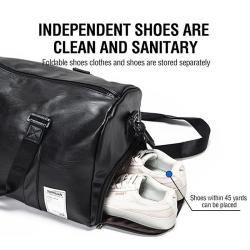 Private Label Mens Travel Bag Weekend italian spend the night bags Genuine Leather Travel Bags for Business
