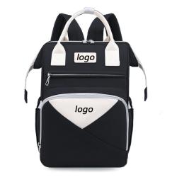 ZR799 New Mummy Bag Mother and Baby Backpack Multifunctional Insulation Fashion Shoulder Bag Maternity Bag Customizable Logo