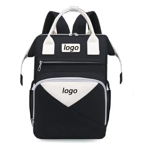 ZR799 New Mummy Bag Mother and Baby Backpack Multifunctional Insulation Fashion Shoulder Bag Maternity Bag Customizable Logo