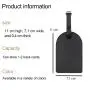 Factory Wholesale New Embossed Pu Leather name Luggage Label Bag Tag Pvc travel Luggage Tags identifiers kids bag tag