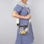 Keymay Stock 11 Colors Clear Purse Stadium Approved Transparent PVC Women's Messenger Bags Shoulder Clear Crossbody Bag