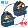 Bento bag large thickened student lunch bag Oxford cloth one shoulder outdoor picnic thermal insulation bag