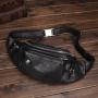 New Sheepskin Large Capacity Sports Men's Genuine Leather Chest Bag