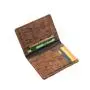 Eco-friendly Natural Bifold Pocket Credit Card Holder RFID Real Cork Leather Wallet for Men Minimalist