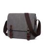 MGB034 Men's Single Shoulder Bags Canvas Vintage Messenger Crossbody Business Mobile Phone Bag Sling Casual Black Men Bag