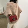 Bolsa Para Dama 2024 Bling Design Small Chain Shoulder Tweed Bags New Fashion Handbags Luxury Brand Designer Women Crossbody Bag