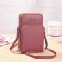 2024 New Touch screen Mobile Phone Bag Small Mini Single Shoulder Crossbody Bag Zipper Wallet Fashion Mobile Phone Messenger Bag