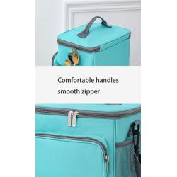 ZF087 Customized Handheld Shoulder Oxford Cloth Thickened Insulation Bag Student Lunch Bag Outdoor Picnic Bag Simple Convenient