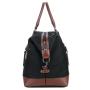 Vintage weekend overnight business duffel bag OEM ODM big canvas travel bag men