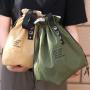 CCF315 Lunch Bag Ins Drawstring Insulated Portable Storage Bag Furniture Supplies Lunch Box Bag Multi-compartment Eco-friendly