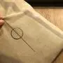 Custom Logo Printed Cotton Linen Jute Bag With String