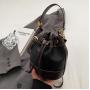 2024 Custom Drawstring PU Leather Bucket Bags Handbags For Fashion Women