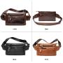 ZWY309 Men Vintage Genuine Leather Chest Bag Wholesale Daily Travel Practical Crossbody Bag Waterproof Hot Selling Waist Pack