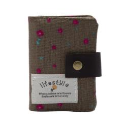 OEW109 Canvas Coins Purse ID Credit Card Holders for Men Women Casual Fashion Style Short Phone Case ID Credit Card Cases