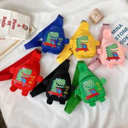 Children's autumn new messenger bag cartoon little dinosaur boys and girls shoulder bag