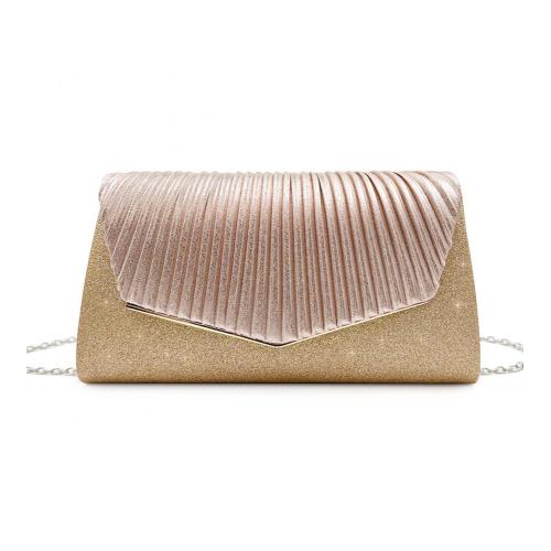 Hot Selling Classic Women's Sequin Pleated Envelope Bride Handbag Women's Wedding Evening Dress Bag Clutch Bags For Ladies
