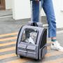 KBW042 2023 Hot Selling Pet Cat Bag Go Out Portable Backpack Pull Rod Breathable Foldable Pet Cat Bag
