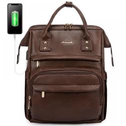 2023 LOVEVOOK Fashion Multi-function Vintage Women mini Backpack Ladies PU Leather laptop Backpack For Teenage Girls