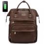2023 LOVEVOOK Fashion Multi-function Vintage Women mini Backpack Ladies PU Leather laptop Backpack For Teenage Girls