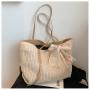 Handmade Summer Beach Straw Tote Bag for Beach Travel