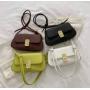 2023 Solid color fashionable buckle small square bag bolsos-para-mujeres- Wholesale Bags Supplier High Quality