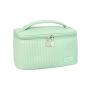 Wholesale Custom Logo Soft Wash Make Up Bags Travel Portable Waterproof PU Leather Cosmetic Pouch Bags For Women
