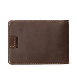 2022 New fashion Ultra-thin RFID men wallet  leather European and American casual US dollar clip Hight quality wallet for men