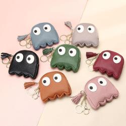 OEM/ODM Mujeres Marca Carteras De Mano Custom Logo Ladies Cartoon Small Size Designer Mini Card Coin Keychain Wallets Women 2022