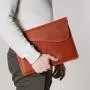 Personalized laptop case, tablet sleeve, custom brand leather laptop sleeve